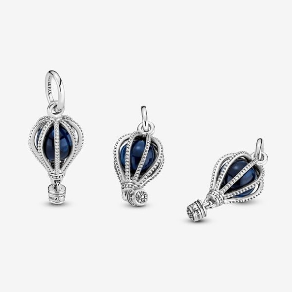 Blue Hot Air Balloon Travel Charm Pandora Australia