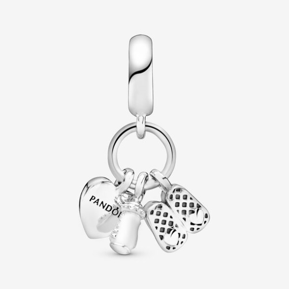 Baby Bottle And Shoes Dangle Charm Pandora Australia