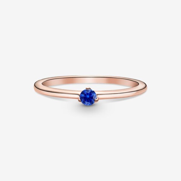 Stellar Blue Solitaire Ring Pandora Australia
