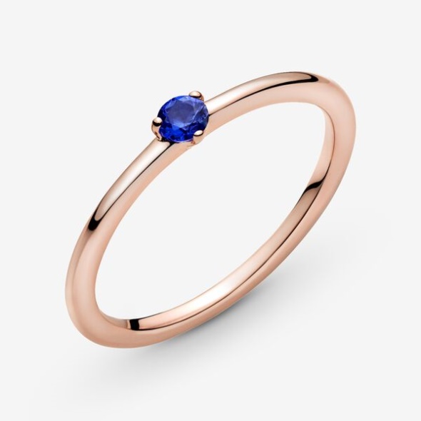 Stellar Blue Solitaire Ring Pandora Australia