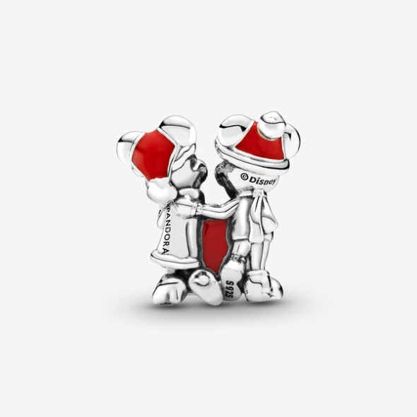 Disney Mickey Mouse And Minnie Mouse Present Charm Pandora Australia