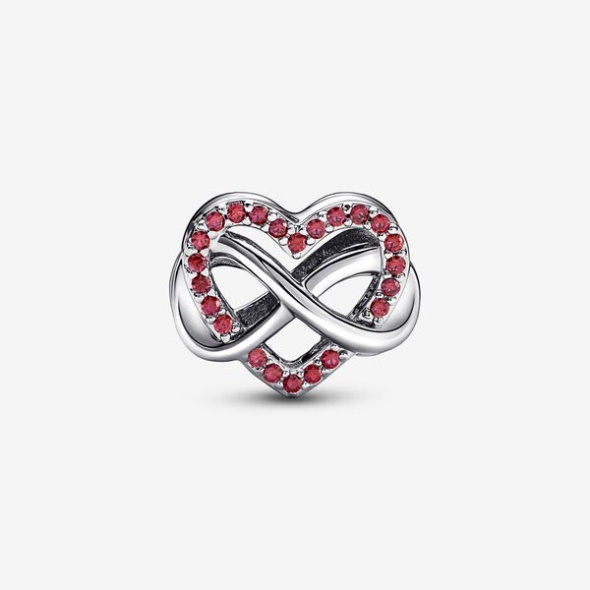 Family Infinity Red Heart Charm Pandora Australia