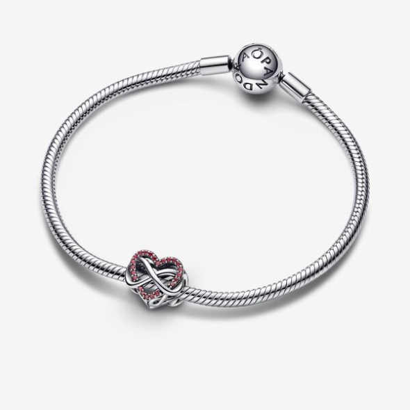 Family Infinity Red Heart Charm Pandora Australia