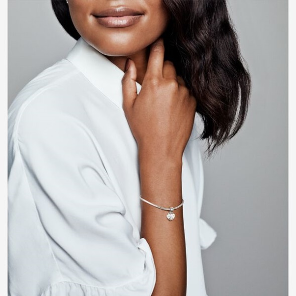 Double Heart Split Dangle Charm Pandora Australia