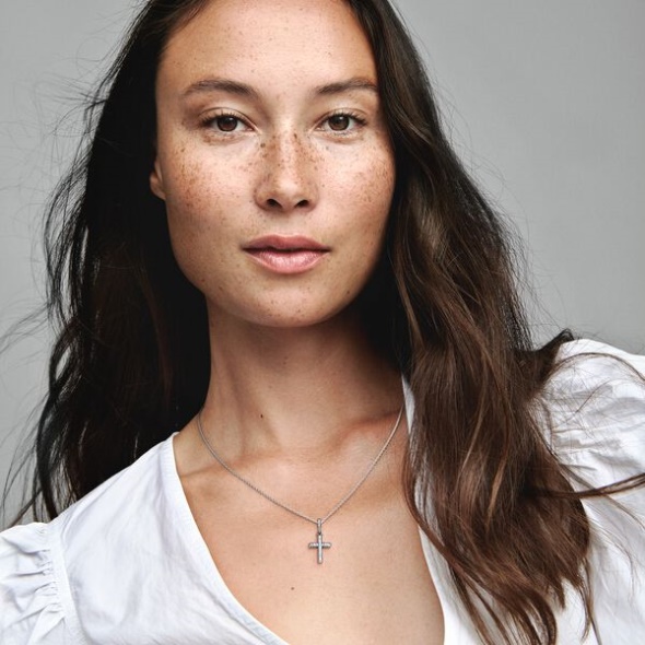 Sparkling Cross Pendant Pandora Australia Sterling Silver