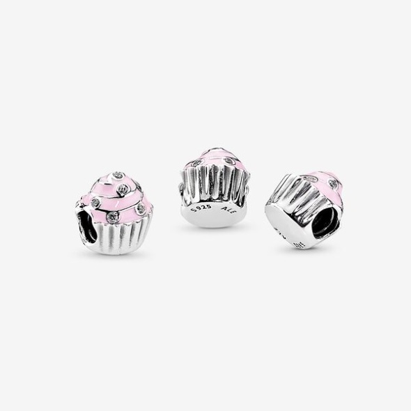 Pink Cupcake Charm Pandora Australia