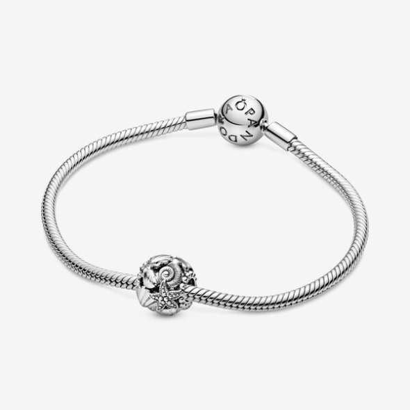 Openwork Starfish Shells Hearts Charm Pandora Australia