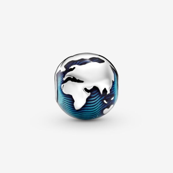 Blue Globe Clip Charm Pandora Australia