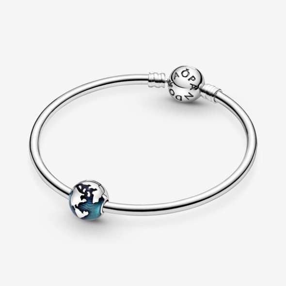 Blue Globe Clip Charm Pandora Australia