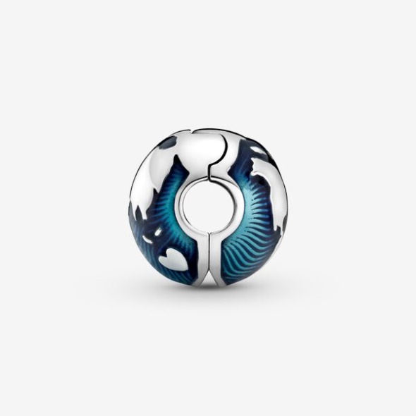 Blue Globe Clip Charm Pandora Australia