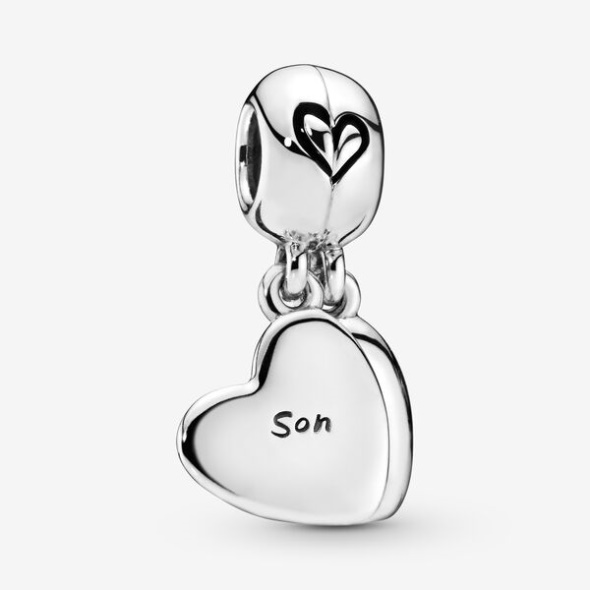 Mother Son Heart Split Dangle Charm Pandora Australia