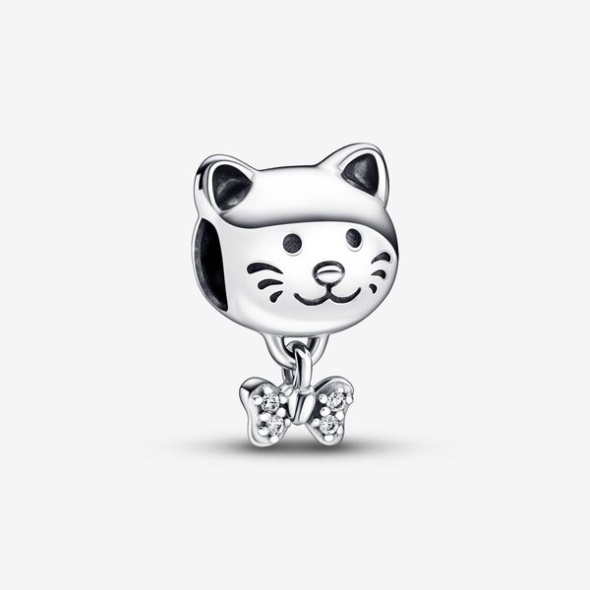 Pet Cat Bow Charm Pandora Australia