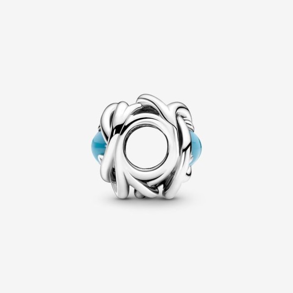 December Turquoise Blue Eternity Circle Charm Pandora Australia