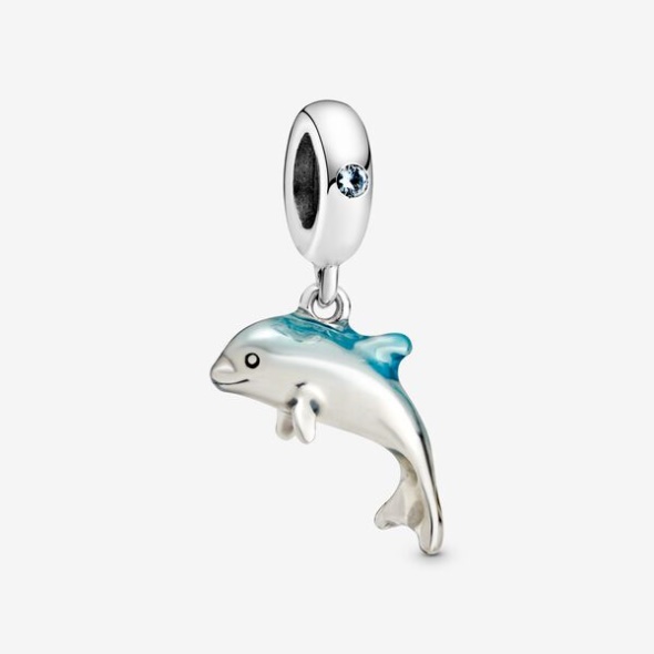 Shimmering Dolphin Dangle Charm Pandora Australia