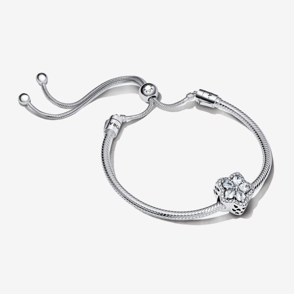 Pandora Australia Sparkling Snowflake Sliding Bracelet Set