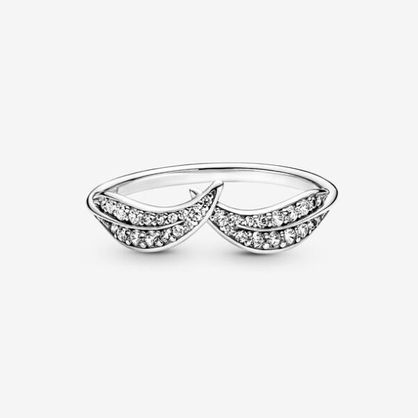 Sparkling Leaves Ring Pandora Australia Sterling Silver