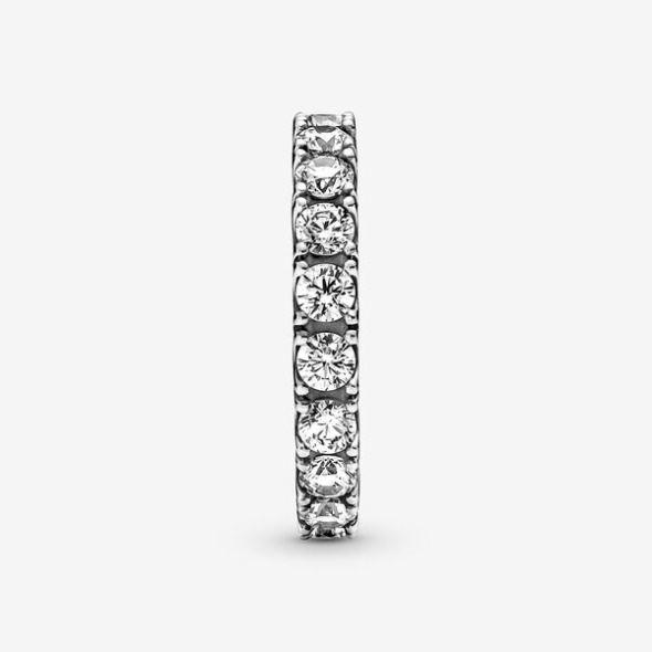 Sparkling Row Eternity Ring Pandora Australia Sterling Silver