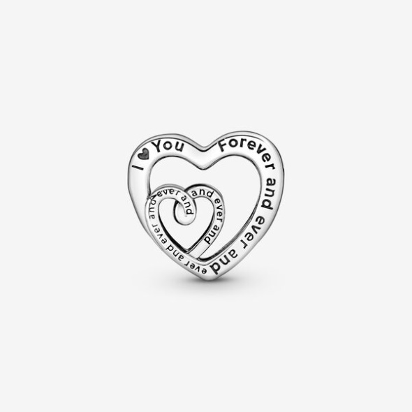 Entwined Infinite Hearts Charm Pandora Australia