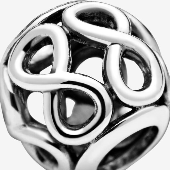 Openwork Infinity Charm Pandora Australia Sterling Silver