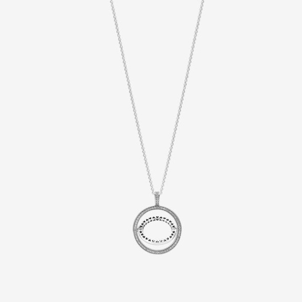 Pandora Australia Logo Circle Necklace