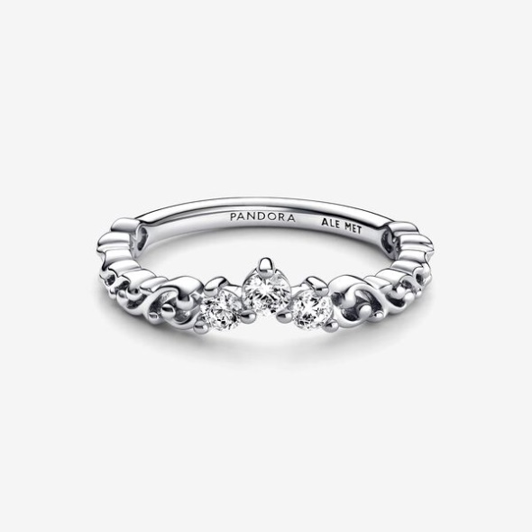 Regal Swirl Tiara Ring Pandora Australia Sterling Silver
