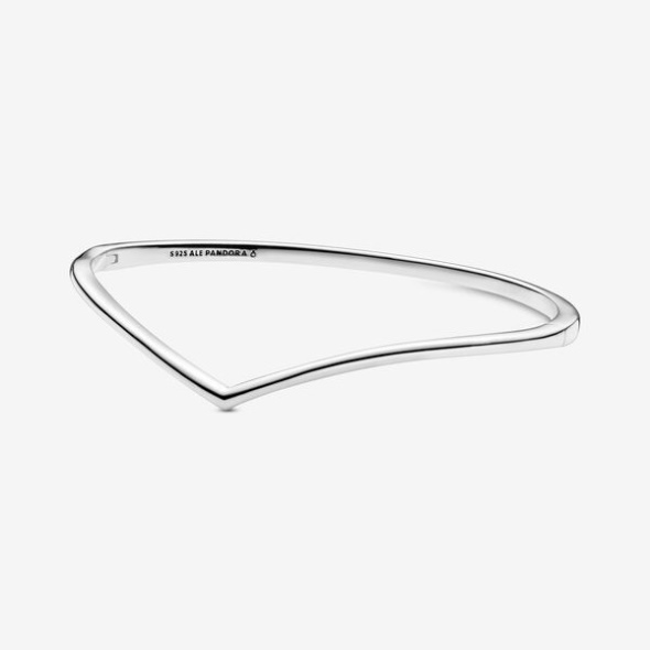 Polished Wishbone Bangle Pandora Australia