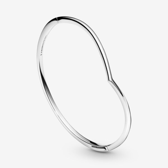 Polished Wishbone Bangle Pandora Australia