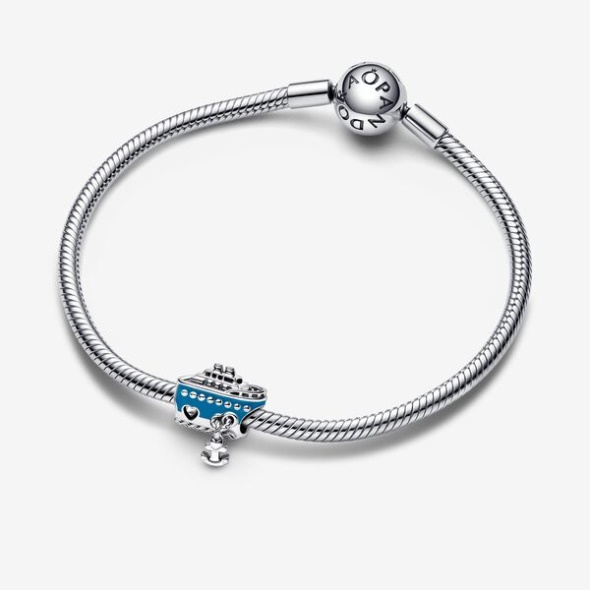 Anchored Cruise Ship Charm Pandora Australia