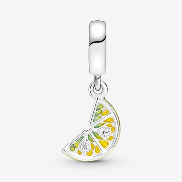 Lemon Slice Sparkling Fruit Dangle Charm Pandora Australia