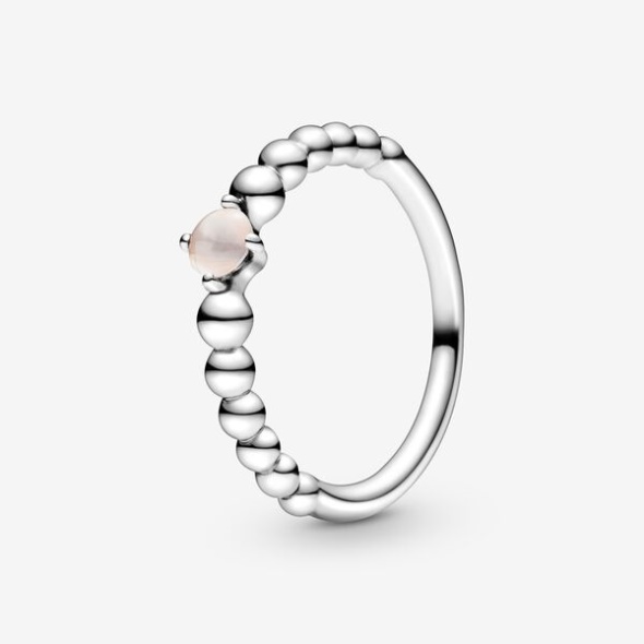 June Misty Rose Beaded Ring Pandora Australia