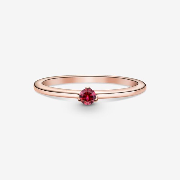Red Solitaire Ring Pandora Australia