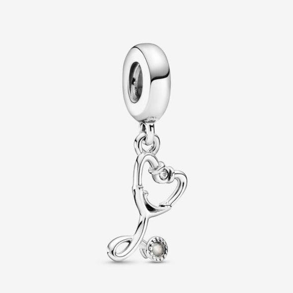 Stethoscope Heart Dangle Charm Pandora Australia