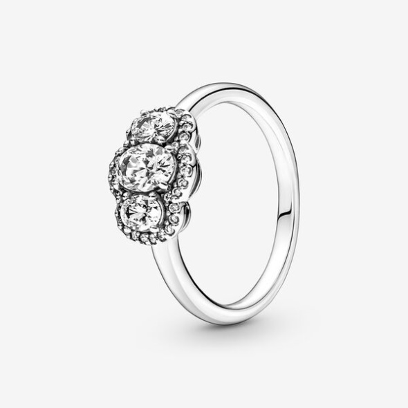 Pandora Australia Three Stone Vintage Ring