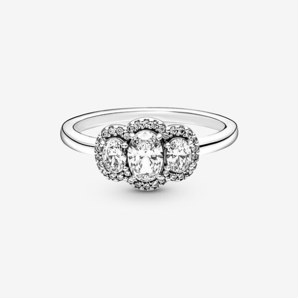Pandora Australia Three Stone Vintage Ring