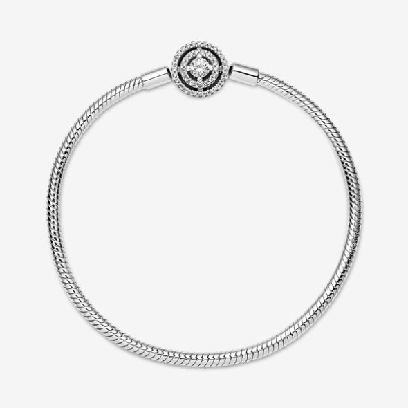Pandora Australia Moments Halo Snake Chain Bracelet