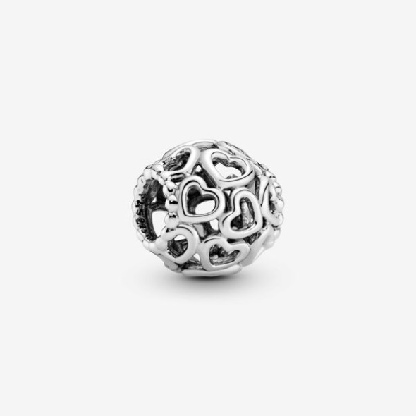 Hearts All Over Charm Pandora Australia Sterling Silver