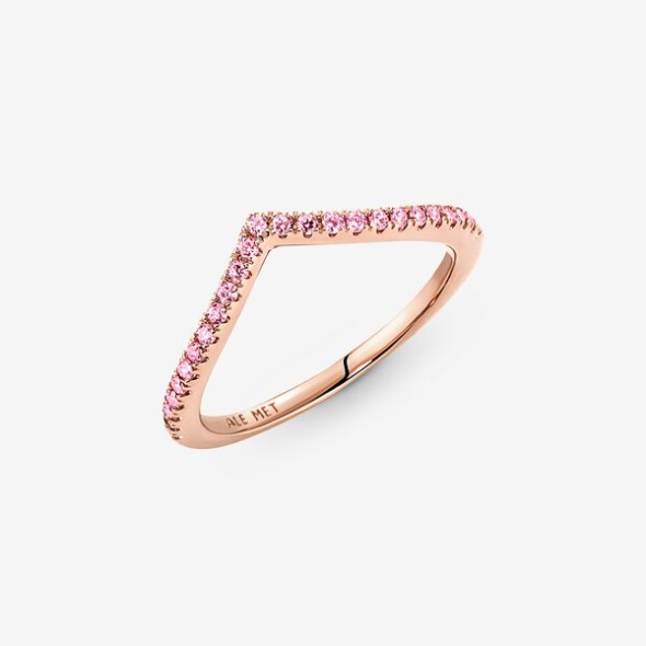 Pandora Australia Timeless Wish Sparkling Pink Ring