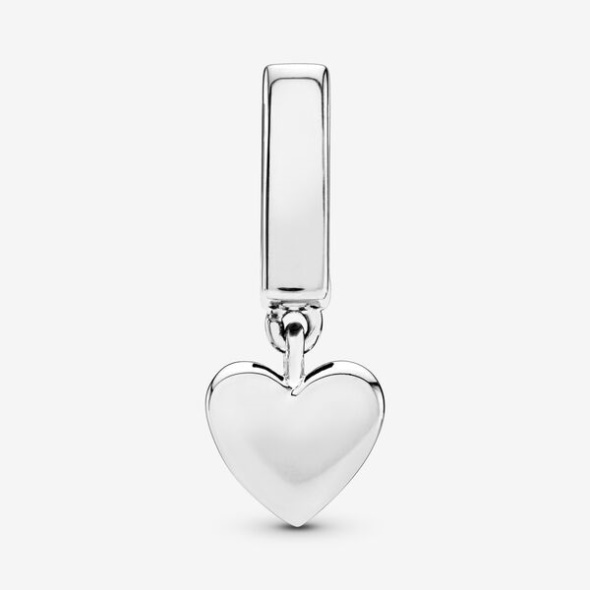 Heart Dangle Clip Charm Pandora Australia Sterling Silver