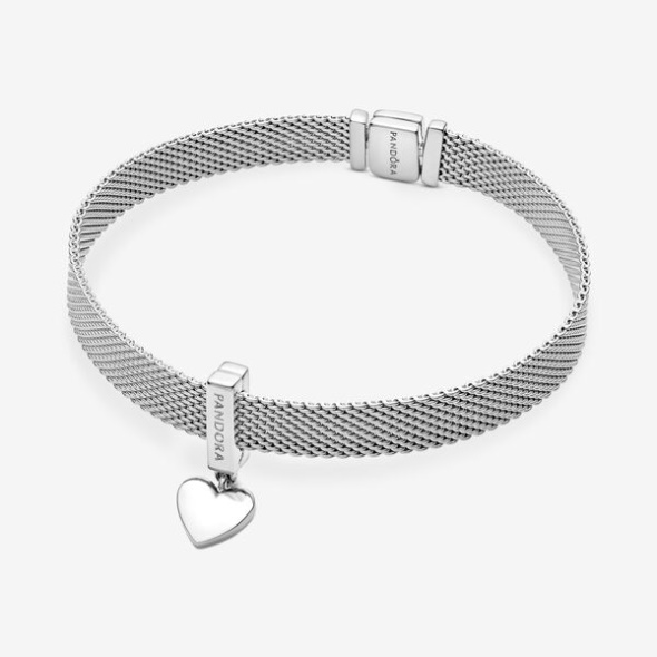 Heart Dangle Clip Charm Pandora Australia Sterling Silver