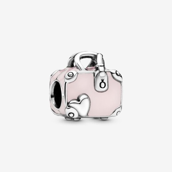 Pink Travel Bag Charm Pandora Australia