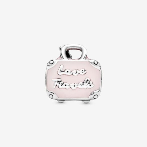 Pink Travel Bag Charm Pandora Australia