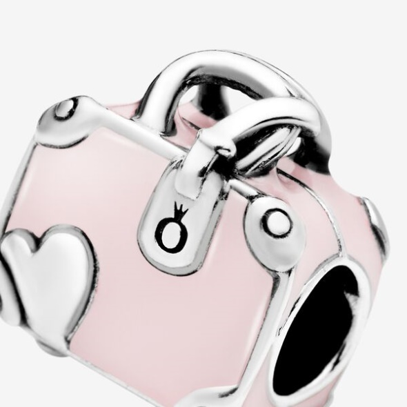 Pink Travel Bag Charm Pandora Australia