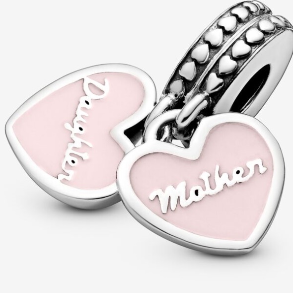 Mother Daughter Hearts Dangle Charm Pandora Australia