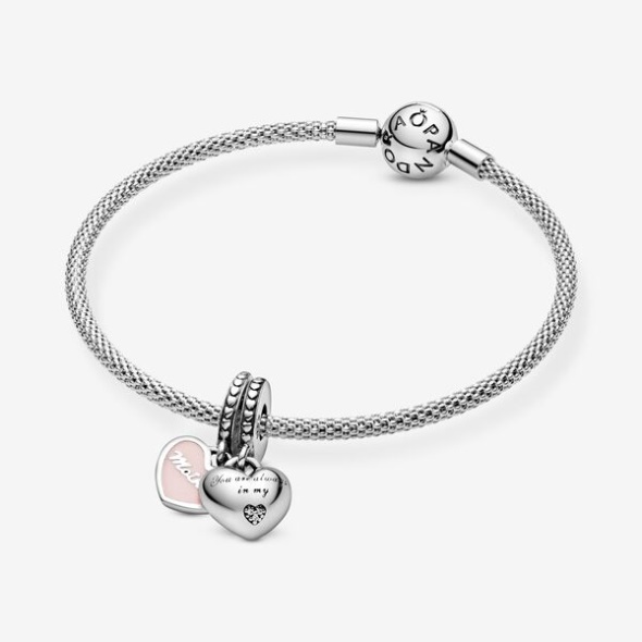 Mother Daughter Hearts Dangle Charm Pandora Australia