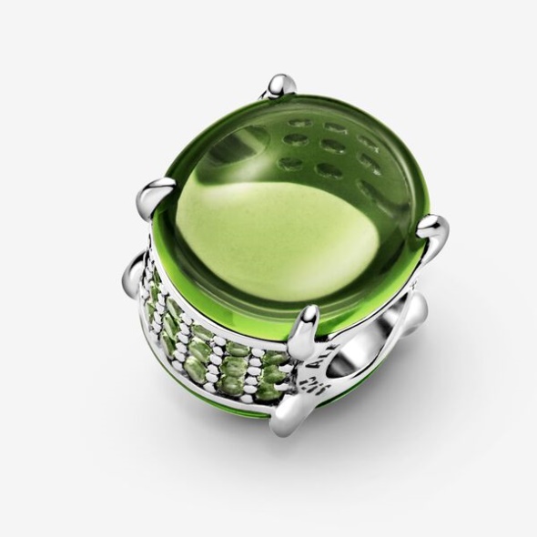 Green Oval Cabochon Charm-Final Sale Pandora Australia