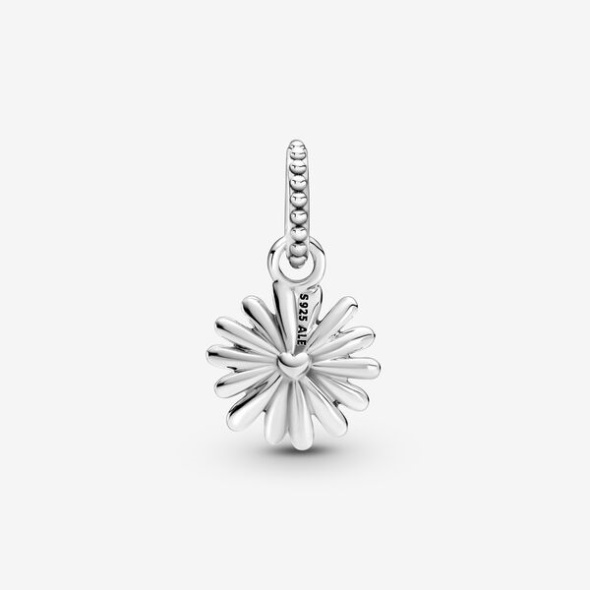 Purple Daisy Dangle Charm Pandora Australia Sterling Silver