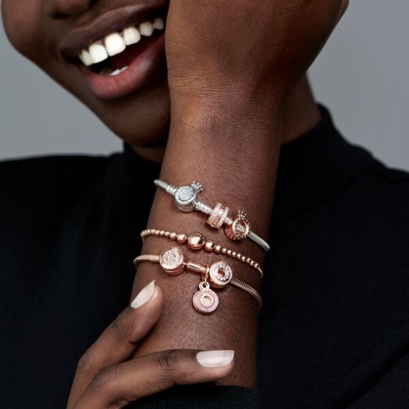 Sparkling Pave Crown O Dangle Charm Pandora Australia