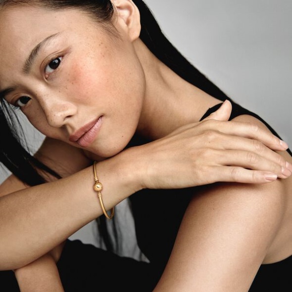 Pandora Australia Moments Bangle Gold