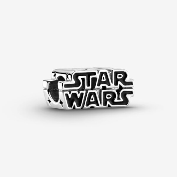Star Wars Silver 3D Logo Charm-Final Sale Pandora Australia