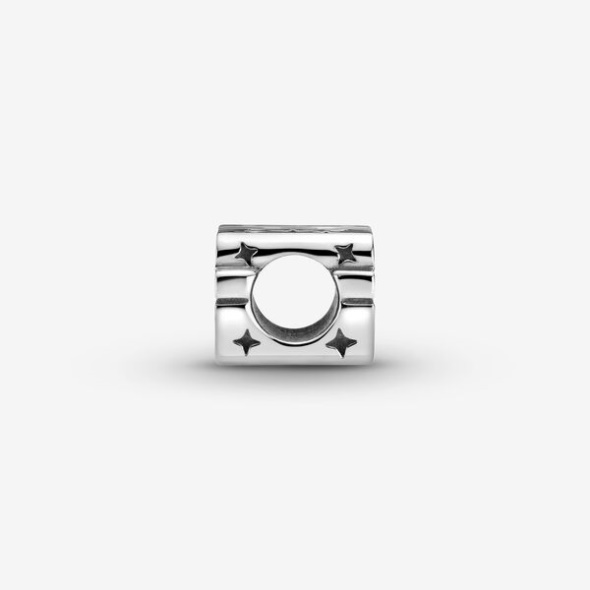Star Wars Silver 3D Logo Charm-Final Sale Pandora Australia